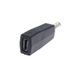Переходник штекера питания micro USB (мама) на 5.5х2.1 мм (папа) Ningbo Kepo RL- micro USB/55210