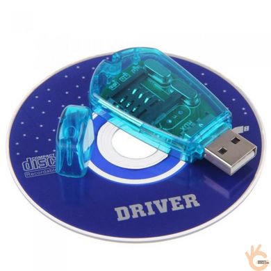 Кардридер KANDO ICCID СИМ карт USB Sim Card Reader HLV клонер GSM/CDMA/WCDMA, оригинал!