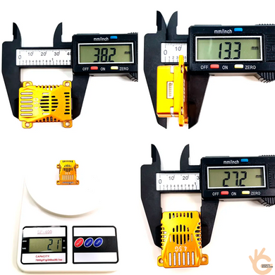 Kimpok KP-T4525 FPV передатчик 4.5 GHz 2.5 W (2 уровня) 16 Ch (4500&ndash;4685 MHz) для дронов, AV вход, 7&ndash;36 V