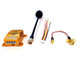 Kimpok KP-T4525 FPV передатчик 4.5 GHz 2.5 W (2 уровня) 16 Ch (4500&ndash;4685 MHz) для дронов, AV вход, 7&ndash;36 V