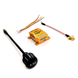 Kimpok KP-T4525 FPV передатчик 4.5 GHz 2.5 W (2 уровня) 16 Ch (4500&ndash;4685 MHz) для дронов, AV вход, 7&ndash;36 V
