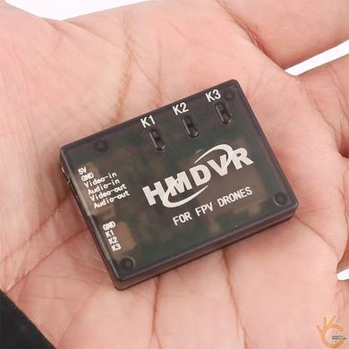 FPV відеореєстратор Happymodel F16394 мініатюрний DVR із зовнішнім керуванням для квадрокоптерів і авіамоделей