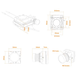 Система цифрового видео для дронов OpenIPC RunCam WiFiLink2 HDPRO, камера 1080P 160&deg; + модем для смартфона